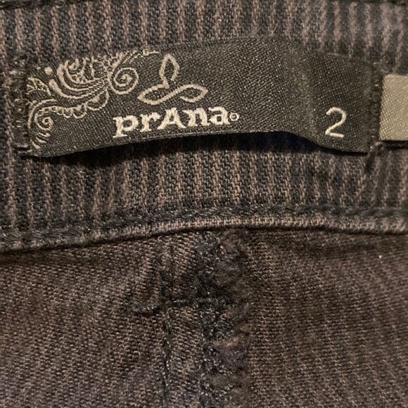 PRANA Women's Jodi Pants Stripe Stretch Denim Size 2 - Picture 3 of 8
